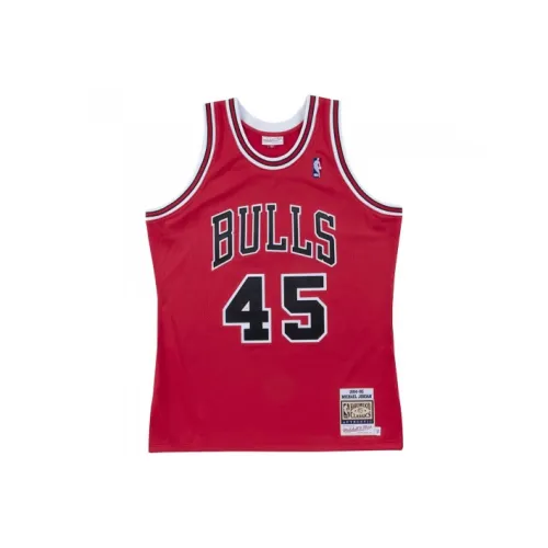 MITCHELL NESS Баскетбольная Джерси Унисекс Красная