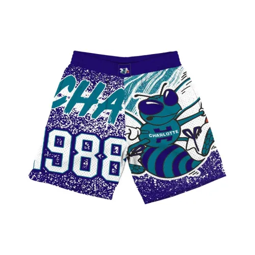 MITCHELL NESS Баскетбольные шорты Мужские Фиолетовые