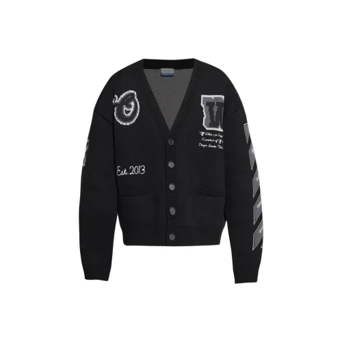 Off Белый Черный Мужской Трикотаж