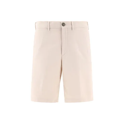 BRUNELLO CUCINELLI Белые Мужские Повседневные Шорты