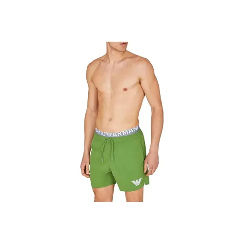 EMPORIO ARMANI SS23 Пляжные шорты Мужские Зеленые