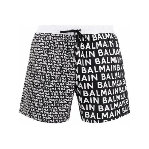 BALMAIN Черные Мужские Повседневные Шорты