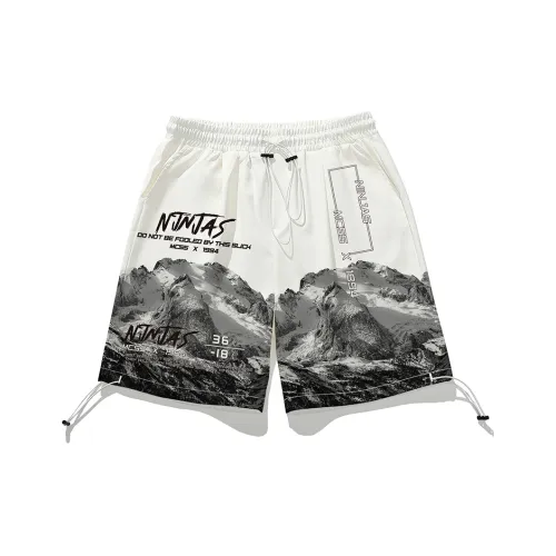 SANSYAS Белые Унисекс Повседневные шорты