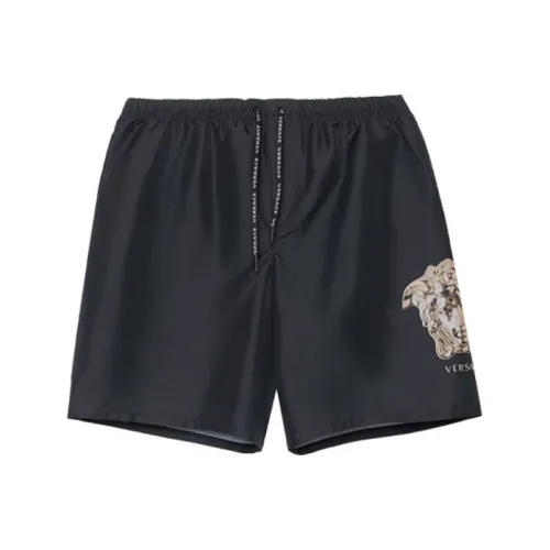 VERSACE FW22 Повседневные шорты Мужские Черные