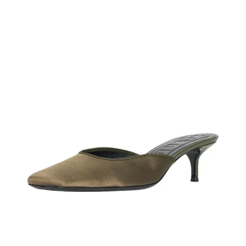 Staud Домашние тапочки Женские Зеленый