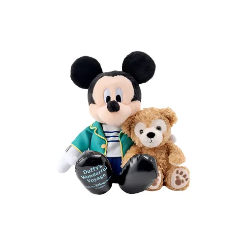 Disney Mickey Mouse и Даффи Морской стиль Зеленый Коричневый Куклы Плюшевая кукла Трубы Высокий Токийский Дисней