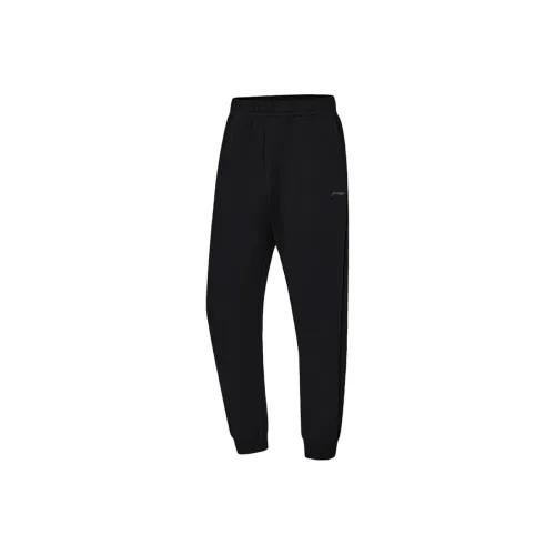 LINING Badminton Series Повседневные брюки Мужские Черные