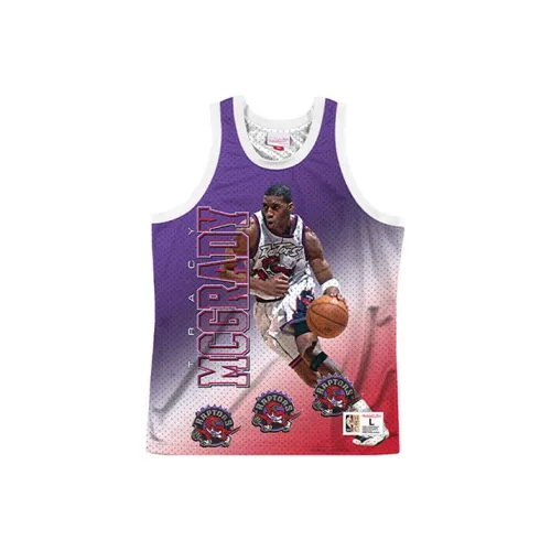 Mitchell Ness Белый Унисекс Баскетбольная Джерси