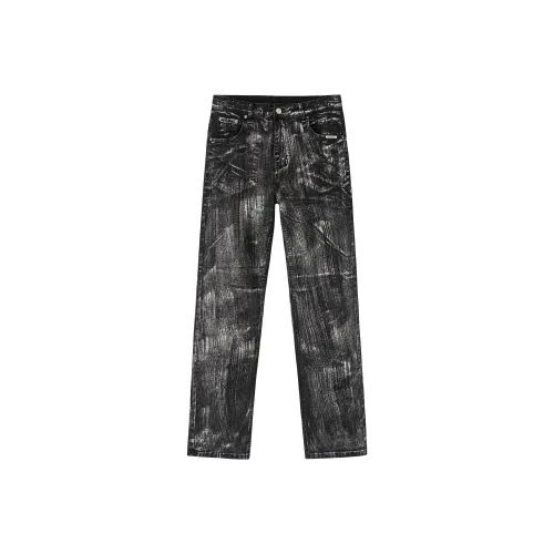 XINYINSU 24FW Джинсы Унисекс Черный