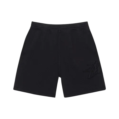 Stussy 2024 Summer Collection Флис Короткий Tonal Аппликация Повседневные шорты Унисекс