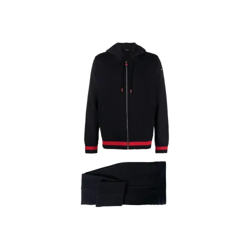 KITON Набор Морской Синий Мужская Повседневная Спортивная Одежда