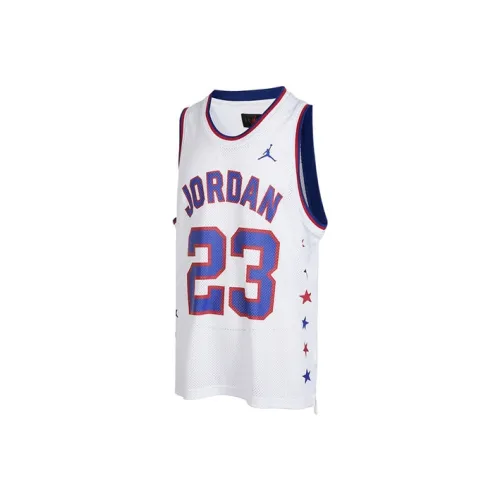 Jordan Sport Белый Мужская баскетбольная футболка