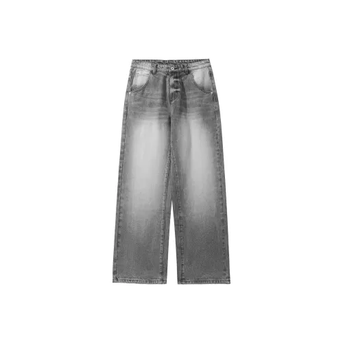 GROOL Деним Черные Унисекс Джинсы