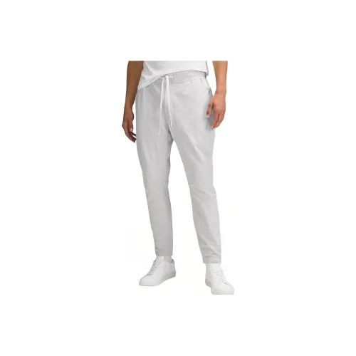 lululemon City Sweat Вязаные Тренировочные Брюки Мужские Sea Salt Серый