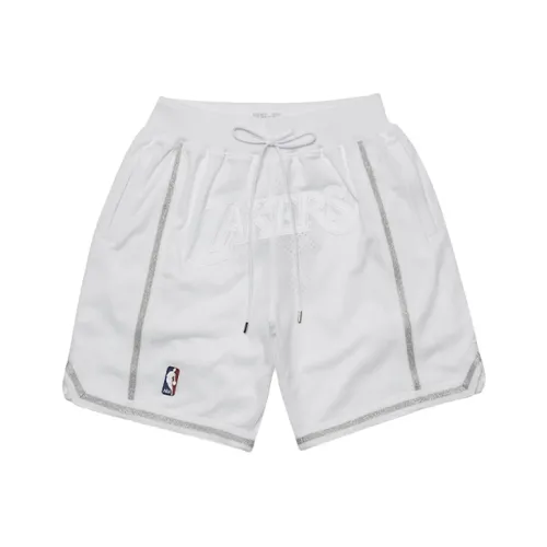Mitchell Ness x JUST DON Баскетбольные шорты Мужские Белые