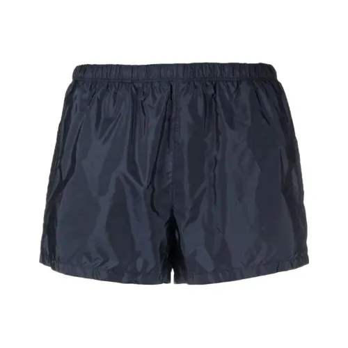 PRADA SS23 Пляжные шорты Мужские Морской синий