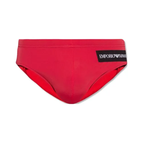 EMPORIO ARMANI SS23 Плавательные шорты Мужские Красные