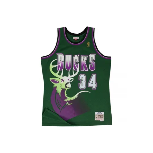 MITCHELL NESS Баскетбольная Джерси Мужская Зеленая