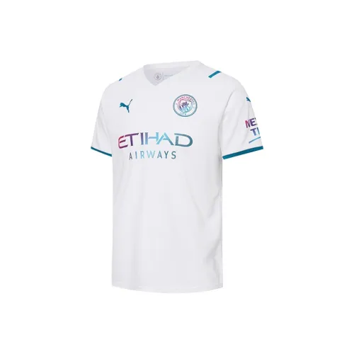 PUMA Manchester City Football Club Белый Мужской Футбольный Джерси