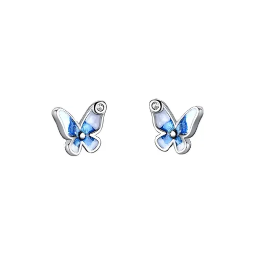 B Z Copper Alloy Stud Earrings Unisex B Z Медный Сплав Серьги-гвоздики Унисекс