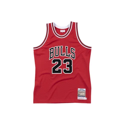 MITCHELL NESS Баскетбольная Джерси Мужская Красная