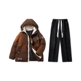 Set (Coffee Top + Black Jeans)  
Комплект (Кофейный топ + Черные джинсы)