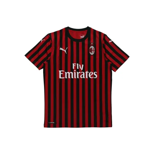 PUMA T-Shirt Мужская Черный Красный Полосы