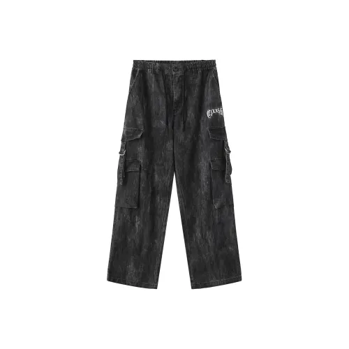 Clubxxhh Повседневные брюки Унисекс Темно-серый