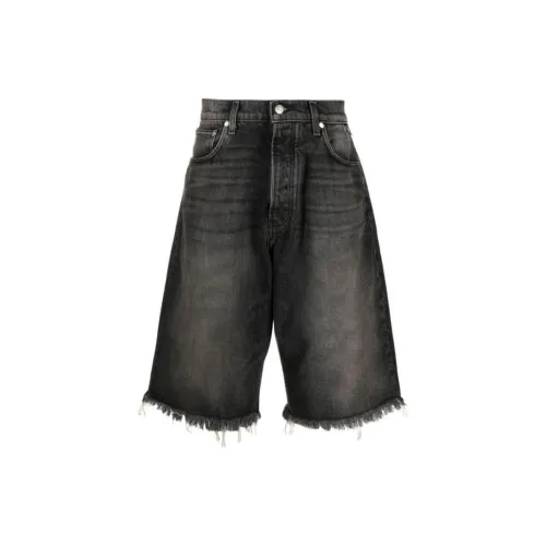 RHUDE Серые Мужские Джинсовые Шорты