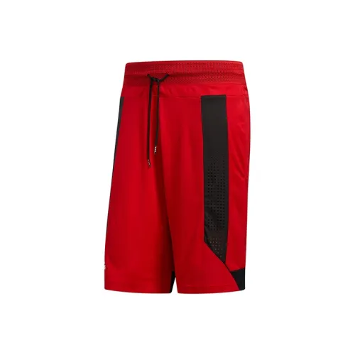 Adidas Светло-алый Мужские баскетбольные шорты