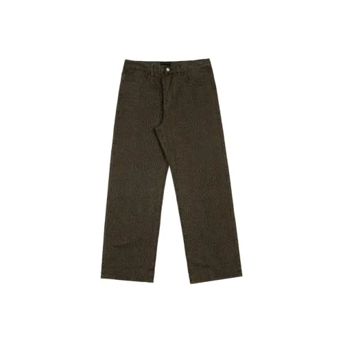 ORANGE DRAGON Повседневные брюки Унисекс Тонкий Леопардовый принт