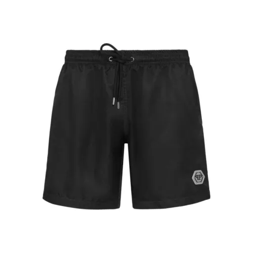 PHILIPP PLEIN Черные Мужские Повседневные Шорты