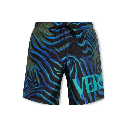 VERSACE SS23 Пляжные шорты Мужские Синие