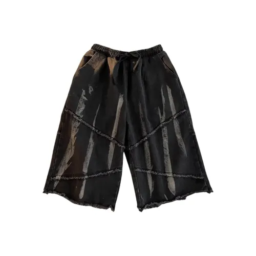 TIMD Черные Унисекс Джинсовые Шорты