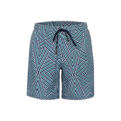 BALNEAIRE Зеленые Мужские Пляжные Шорты