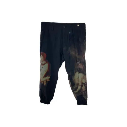 Yohji Yamamoto Повседневные брюки Мужские Черные