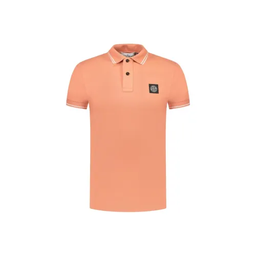 Stone Island Мужская Поло Апельсин