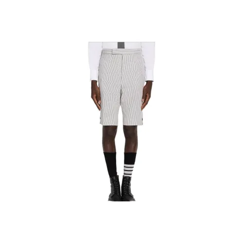 THOM BROWNE Men's Medium Gray Casual Shorts THOM BROWNE Мужские Средние Серые Повседневные Шорты