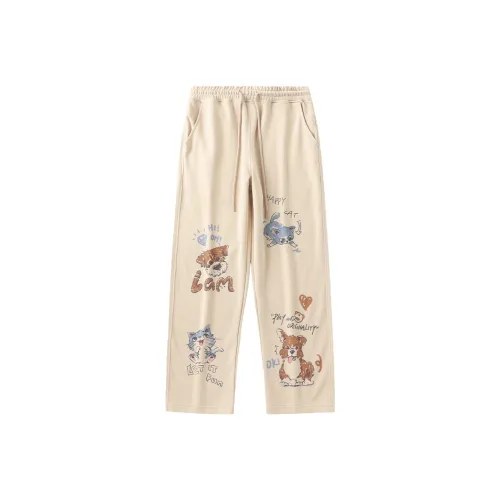 LAMLICKA Повседневные брюки Унисекс Хаки