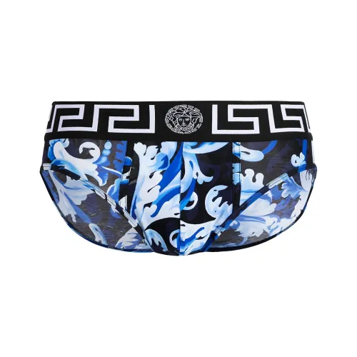 VERSACE Мужские синие плавательные шорты