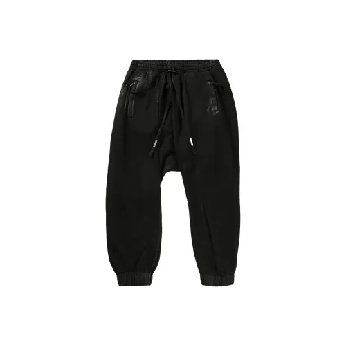 Boris Bidjan Saberi Черные Мужские Повседневные Штаны
