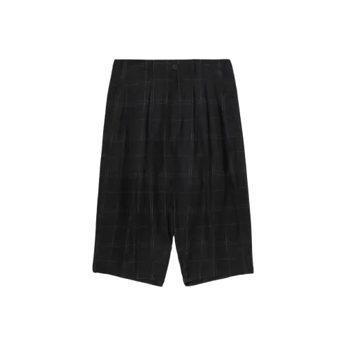 Yohji Yamamoto Pour Homme SS25 Повседневные брюки Мужской Черный