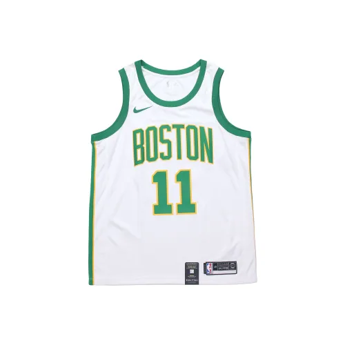 Nike Баскетбольная Джерси Мужская Белая Зеленая