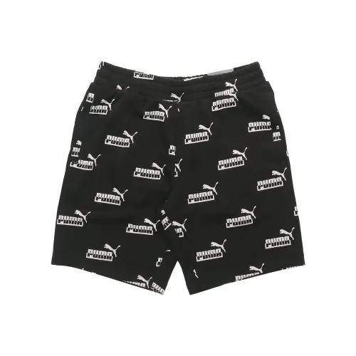 PUMA Мужские спортивные шорты черного цвета