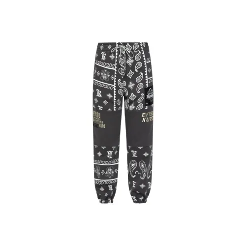 EVISU Carbon Gray Мужские Повседневные Штаны