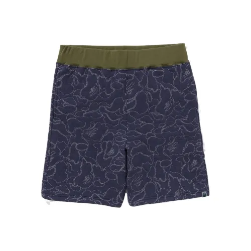A BATHING APE BAPE совместный бренд Морской синий Мужские Повседневные шорты