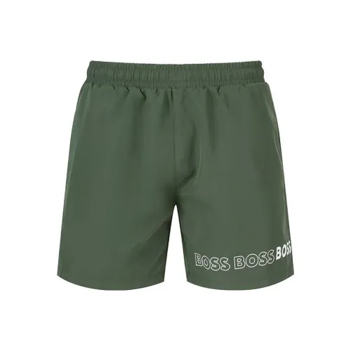 Hugo Boss Армейские Зеленые Мужские Пляжные Шорты