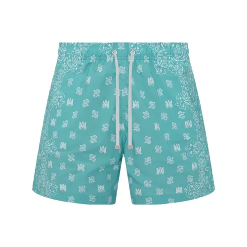 AMIRI Men's Blue Casual Shorts AMIRI Мужские Синие Повседневные Шорты