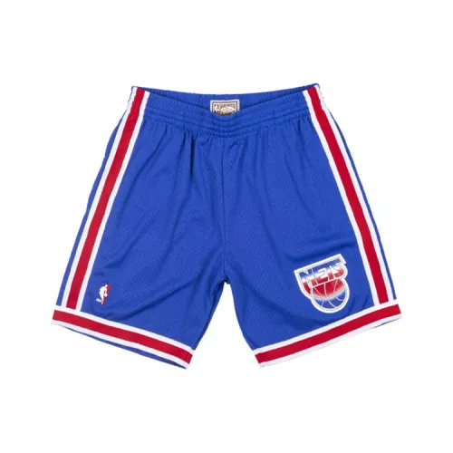 MITCHELL NESS Баскетбольные шорты Мужские Синие