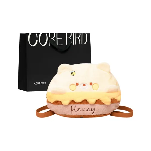 CORE BIRD Плюшевый рюкзак женский желтый синий розовый